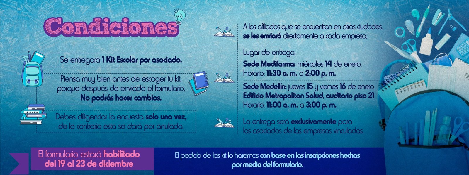 Kit Escolar 2026 Foemsoma