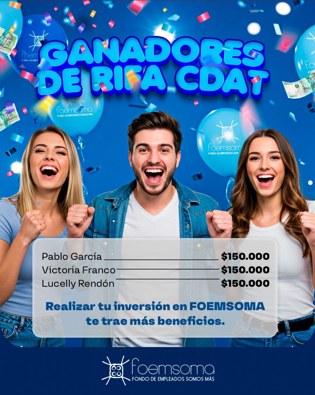 Ganadores Rifa Septiembre octubre de 2024