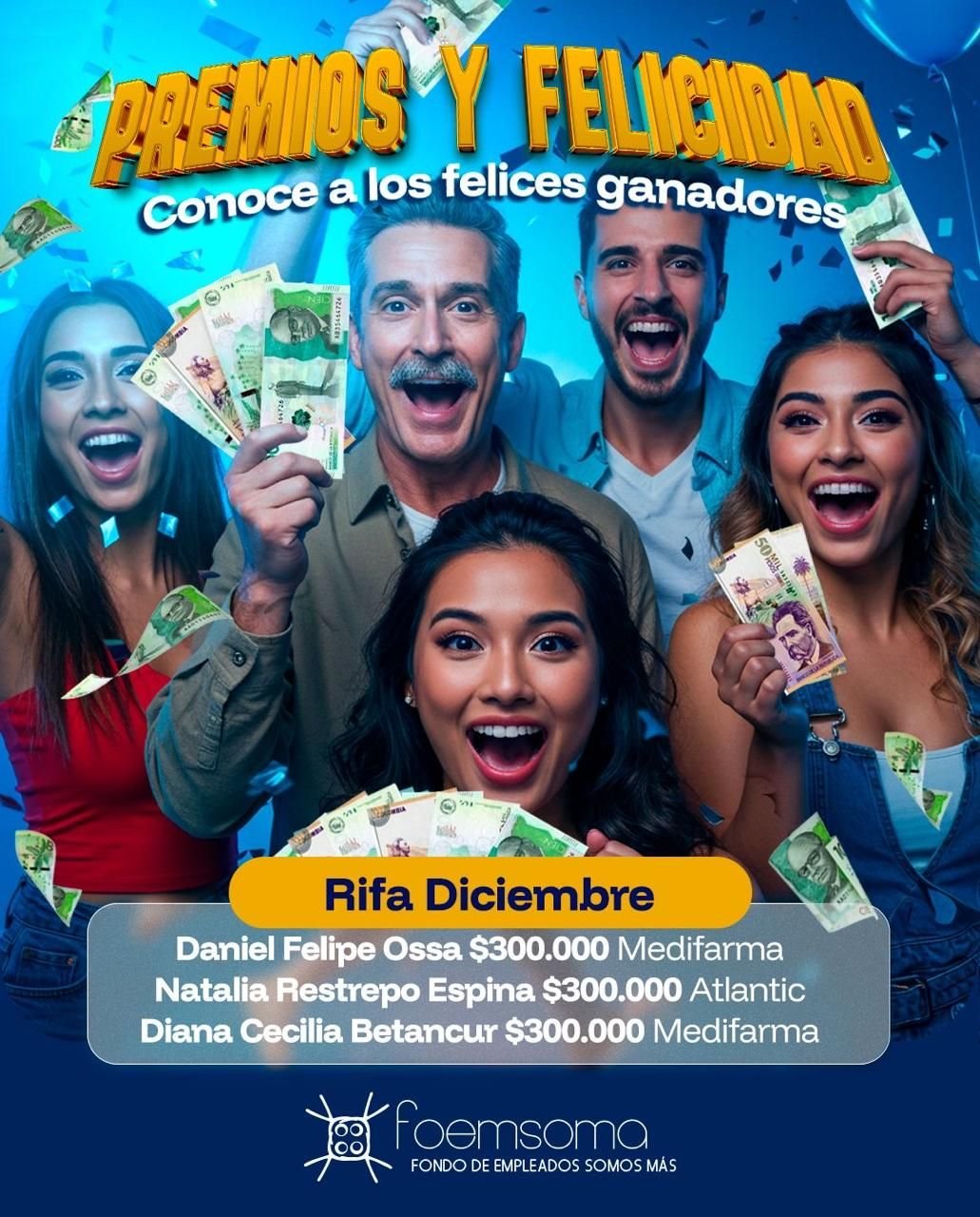 Ganadores Rifa Septiembre octubre de 2024